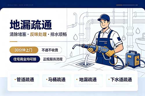 四会地漏疏通