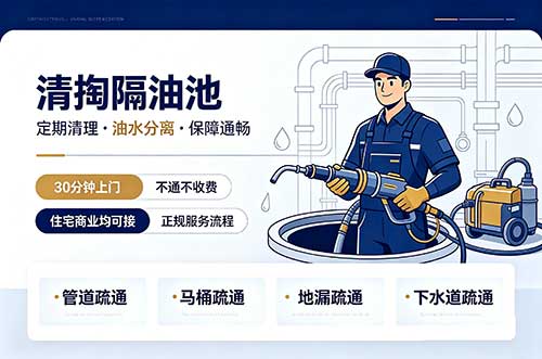 四会清掏隔油池